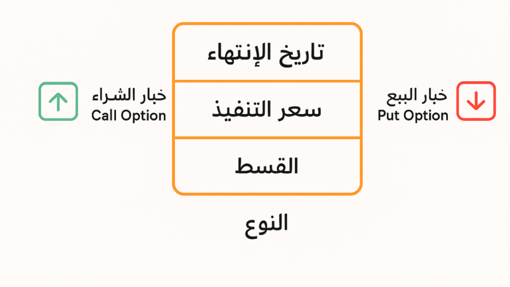 كيف تعمل عقود الخيارات؟ شرح المكونات الأساسية | سلسلة الأوبشن (2) 2 شرح عمل عقود الخيارات