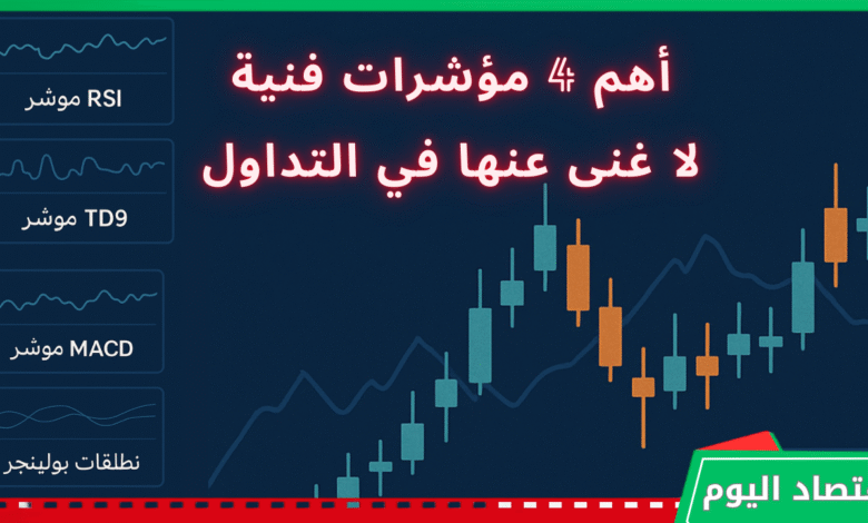 أهم 4 مؤشرات فنية لا غنى عنها لأي متداول | شرح مبسط وعميق 1 مؤشرات فنية