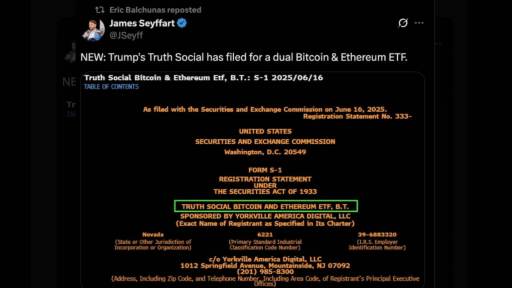 ترامب يُطلق صندوقًا مشتركًا لبيتكوين وإيثريوم 2 صندوقًا مشتركًا لبيتكوين وإيثريوم