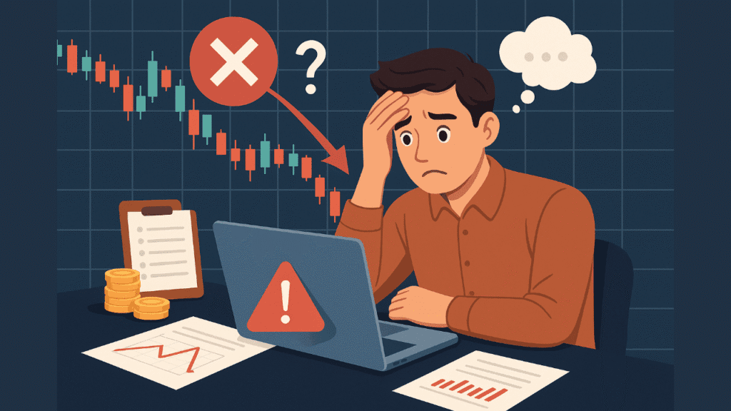 أشهر أخطأ التداول يقع فيها المبتدئين
