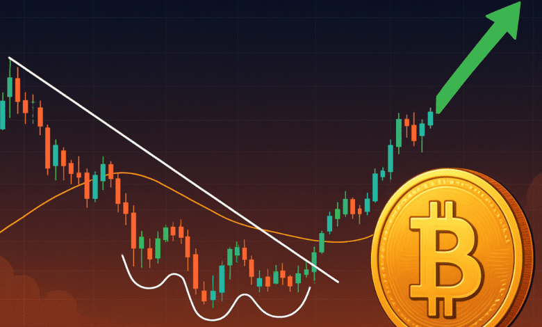 بيتكوين تكسر الحواجز وتُبطل النمط الهابط | هل نشهد قمة جديدة قريبًا؟ 1 بيتكوين تكسر الحواجز وتُبطل النمط الهابط