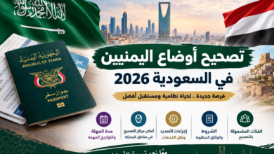 تصحيح أوضاع اليمنيين 2026: الفئات المشمولة والشروط والمستفيدين ؟ 1 تصحيح أوضاع اليمنيين الموجودين في المملكة بطرق غير نظامية